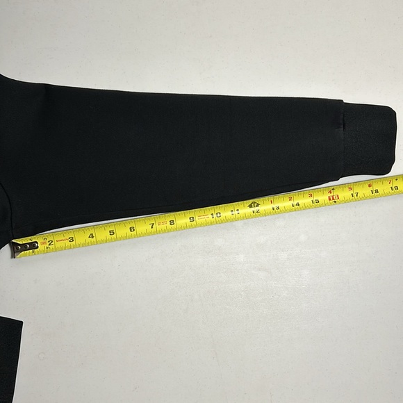 Karl Lagerfeld Paris Mens Colour Block Solid Pullover Hoodie Black US Size M - Picture 7 of 10